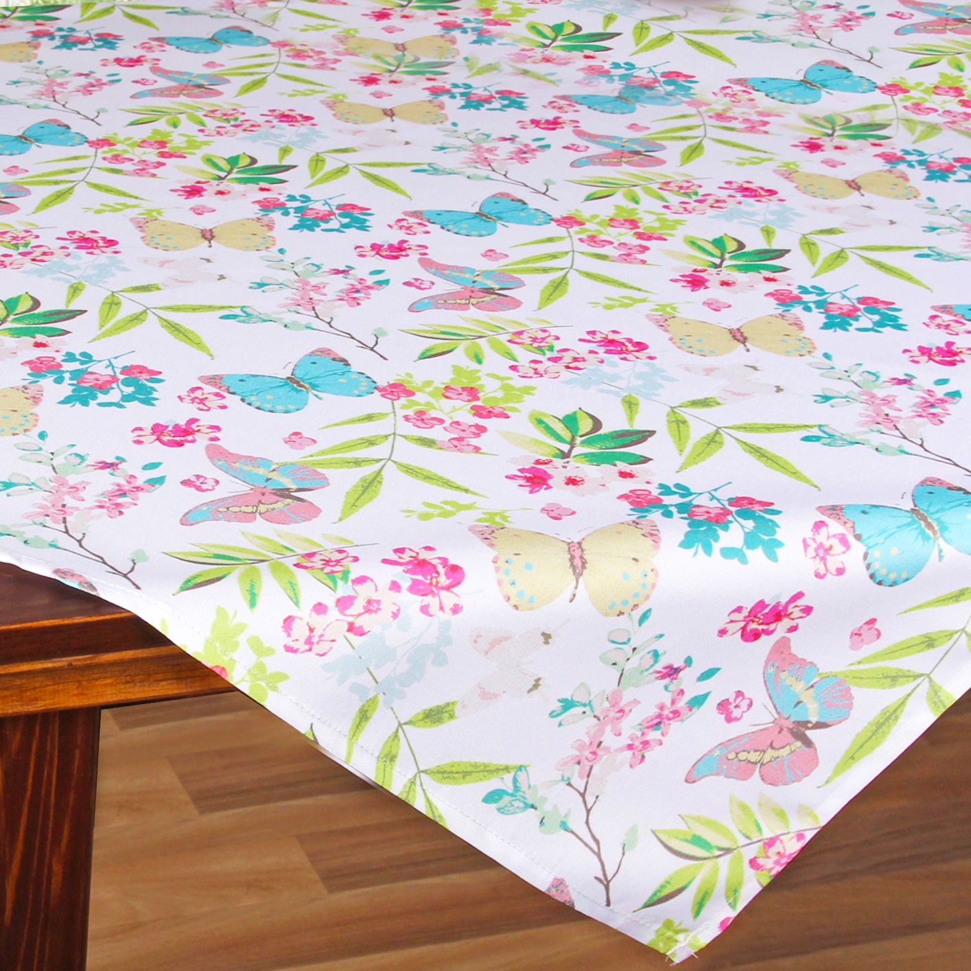 Mantel con impresión digital 85x85cm "Flores de Verano"