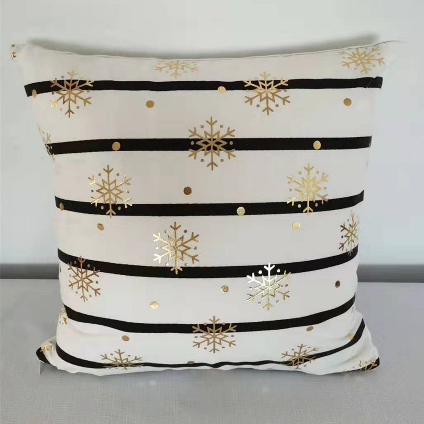 Fischer window pictures cushion cover with one-sided print 40x40cm ice crystals