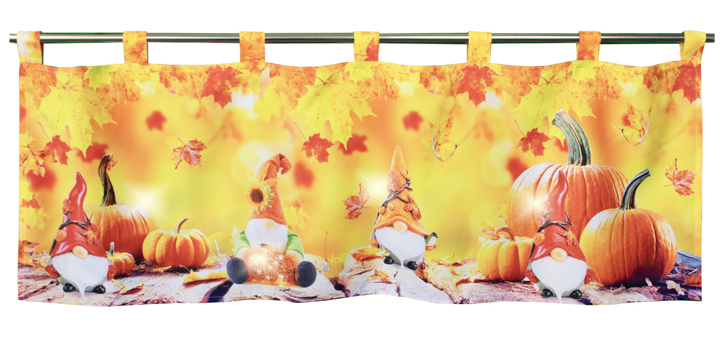 Fischer window pictures window curtain autumn with gnomes