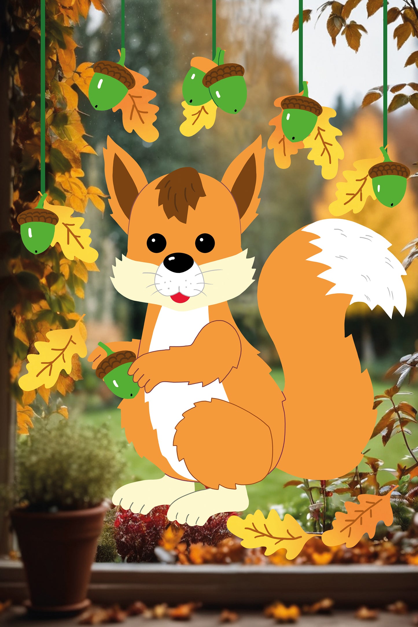 Fischer window pictures squirrel