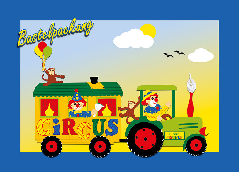 Fischer Fensterbilder Zirkuswagen