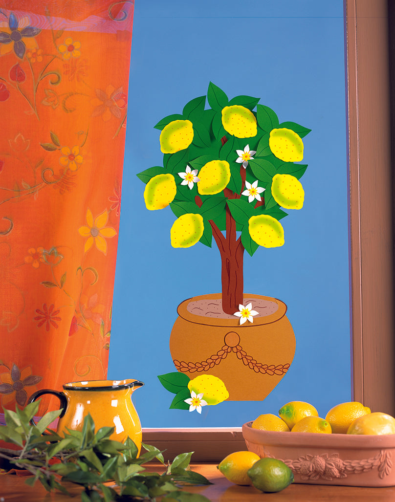 Fischer Fensterbilder Zitronenbäumchen