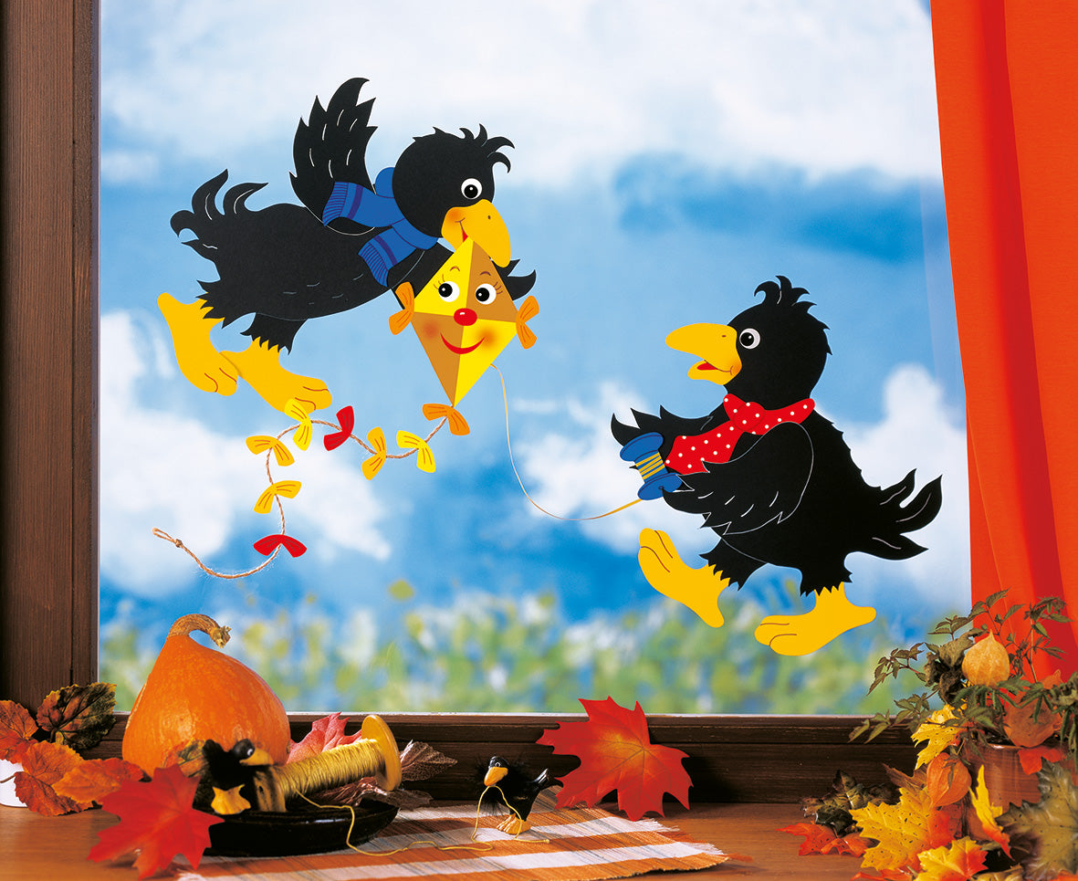 Fischer Fensterbilder Rabenspaß