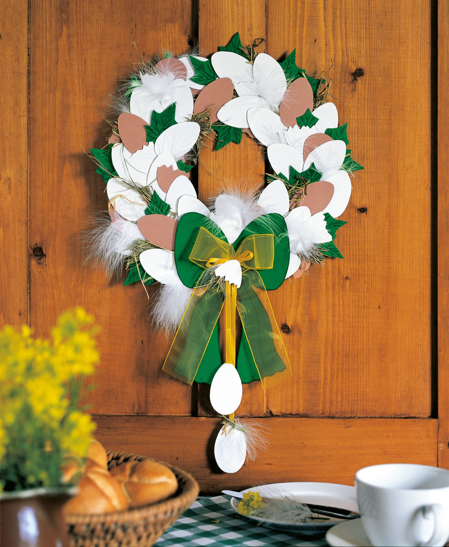 Fischer Fensterbilder Eierkranz