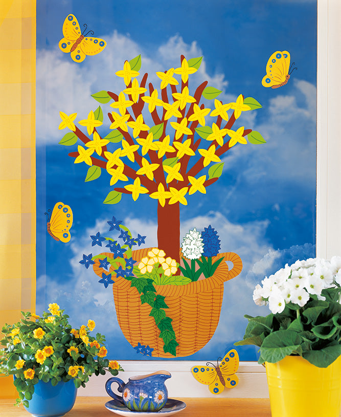 Fischer window pictures large wicker basket