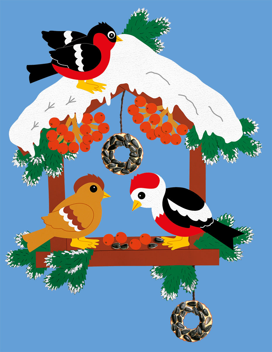 Fischer Fensterbilder Vogelhaus