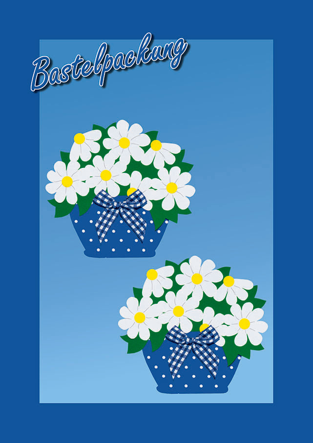 Fischer Fensterbilder Margeritentopf
