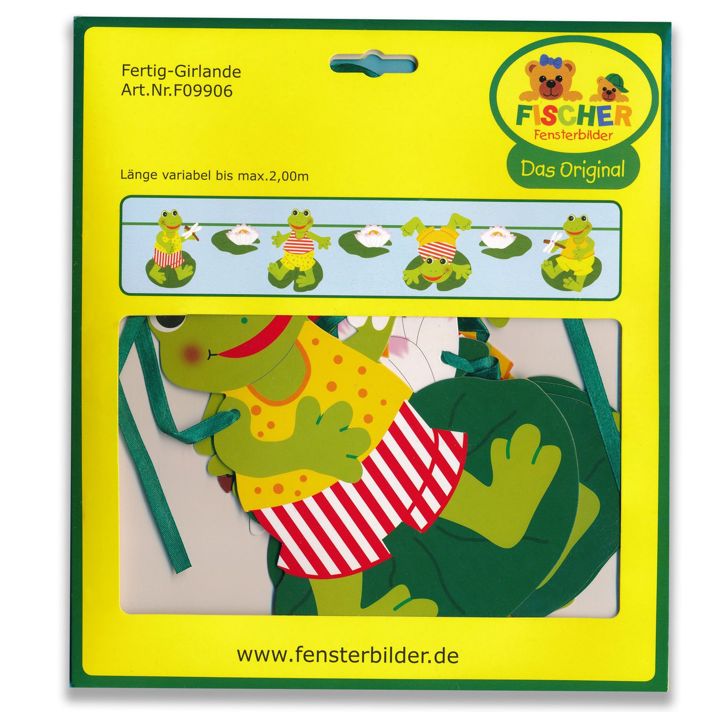 Fischer window pictures frog garland 2m