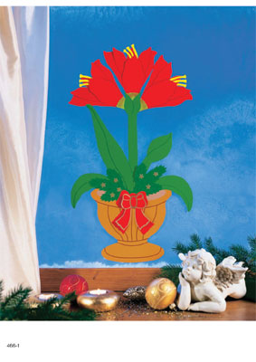 Fischer Fensterbilder Amaryllis