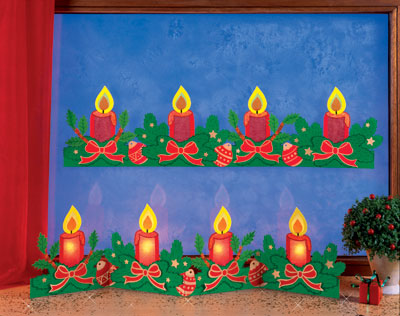 Fischer window pictures Christmas leporello