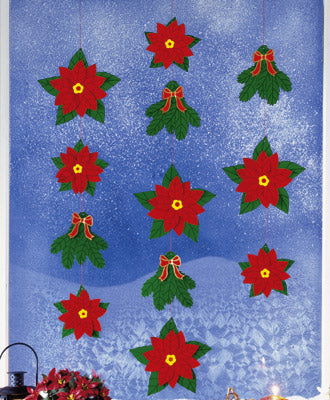 Fischer window pictures poinsettias