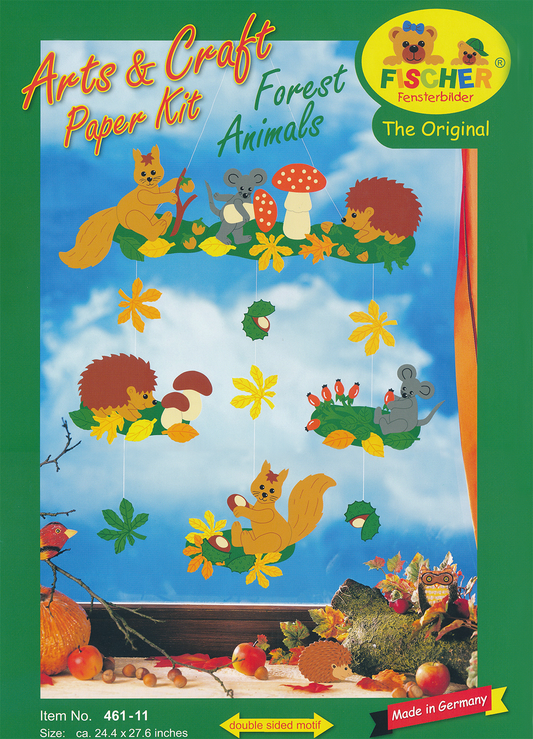 Fischer Fensterbilder Forest Animals Craft Pack