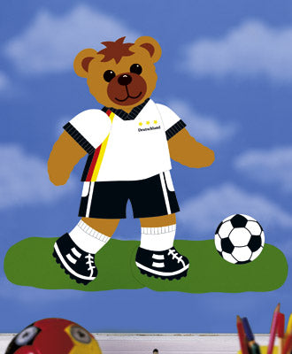 Fischer Fensterbilder Fussballteddy