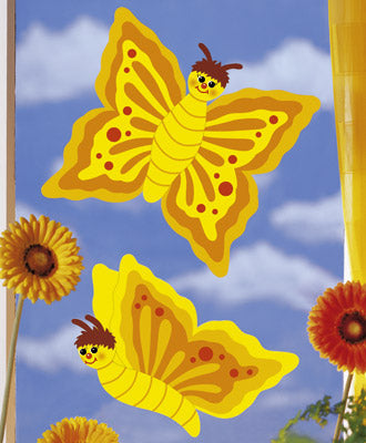 Fischer Fensterbilder Schmetterlings-Duo